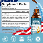 Liposomal Lymphatic Drainage Drops 11 in 1 Organic Lymphatic Drainage Supplement